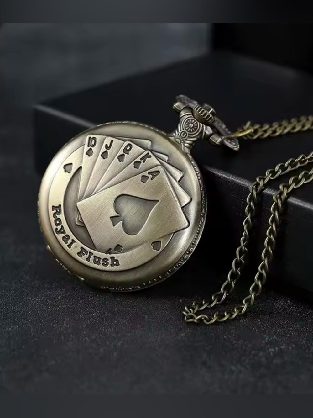 Vintage cards pocket watch